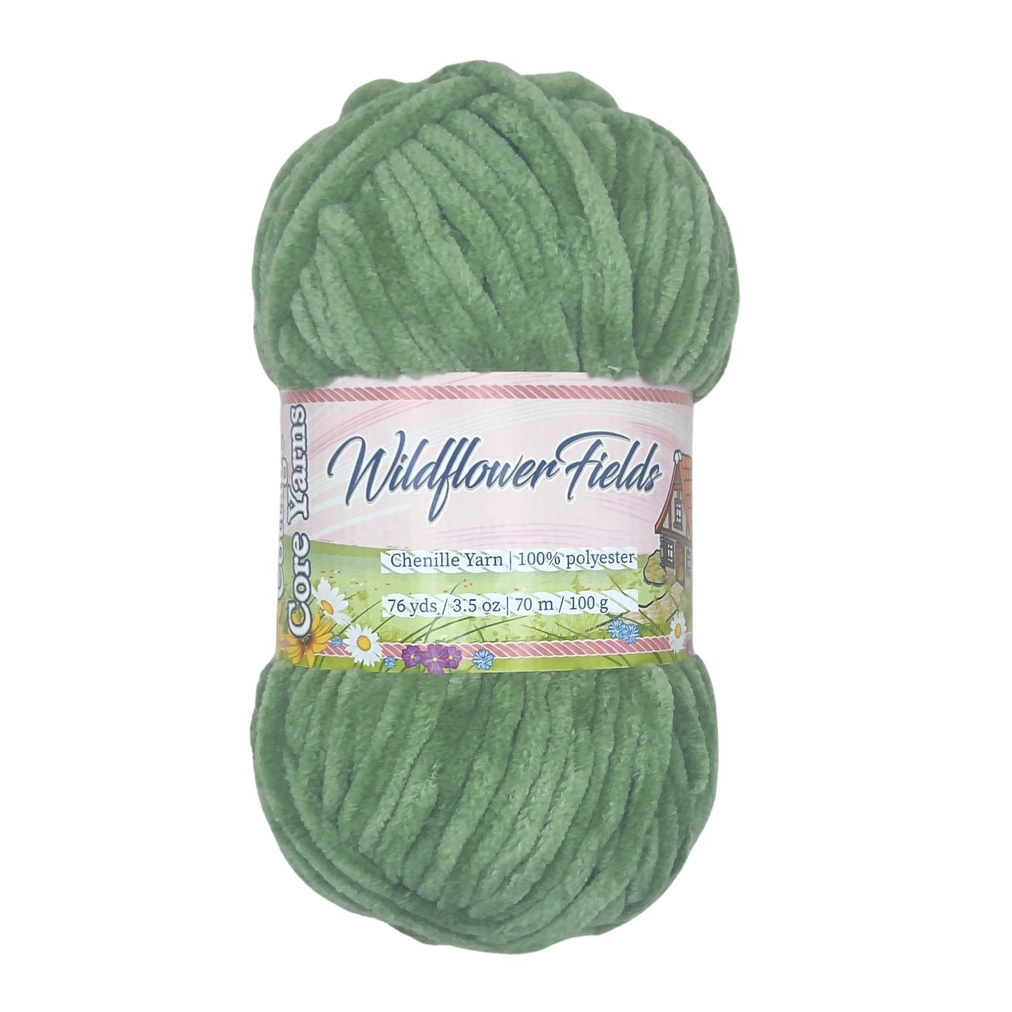 Wildflower Fields Chenille Yarn - 100g