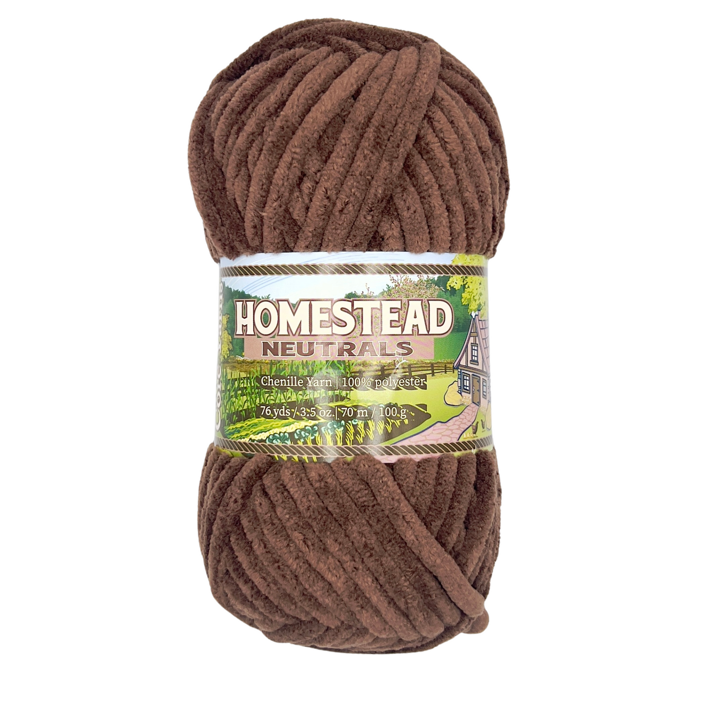 Homestead Neutrals Chenille Yarn - 100g