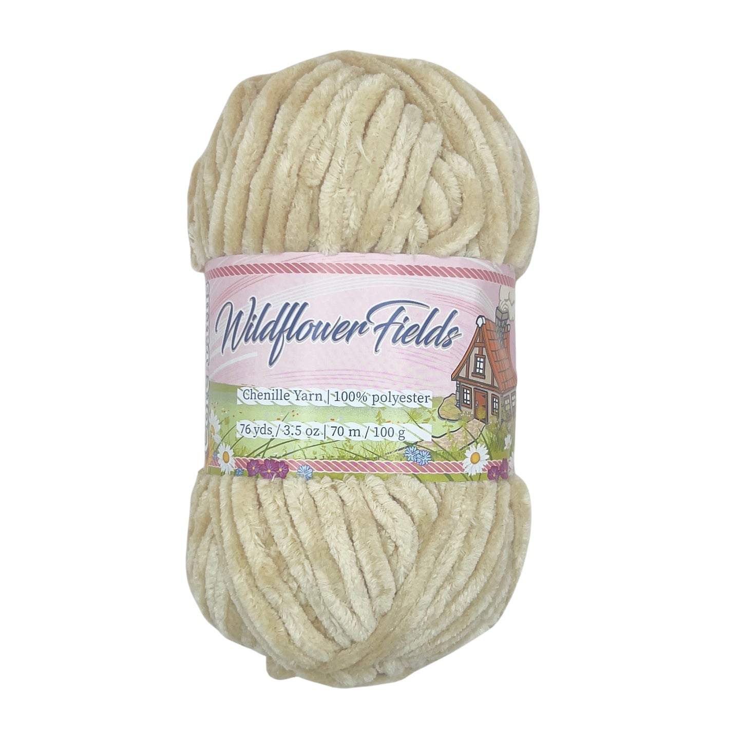 Wildflower Fields Chenille Yarn - 100g