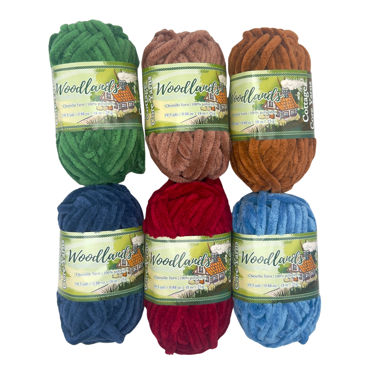 Mini Bundles Chenille Yarn - 25g