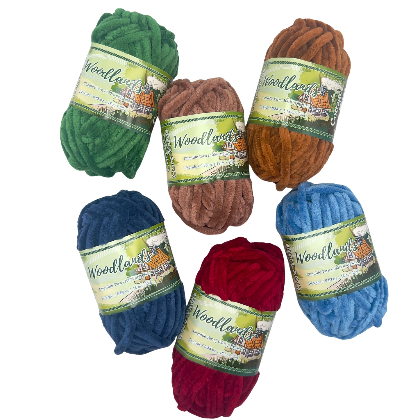 Mini Bundles Chenille Yarn - 25g