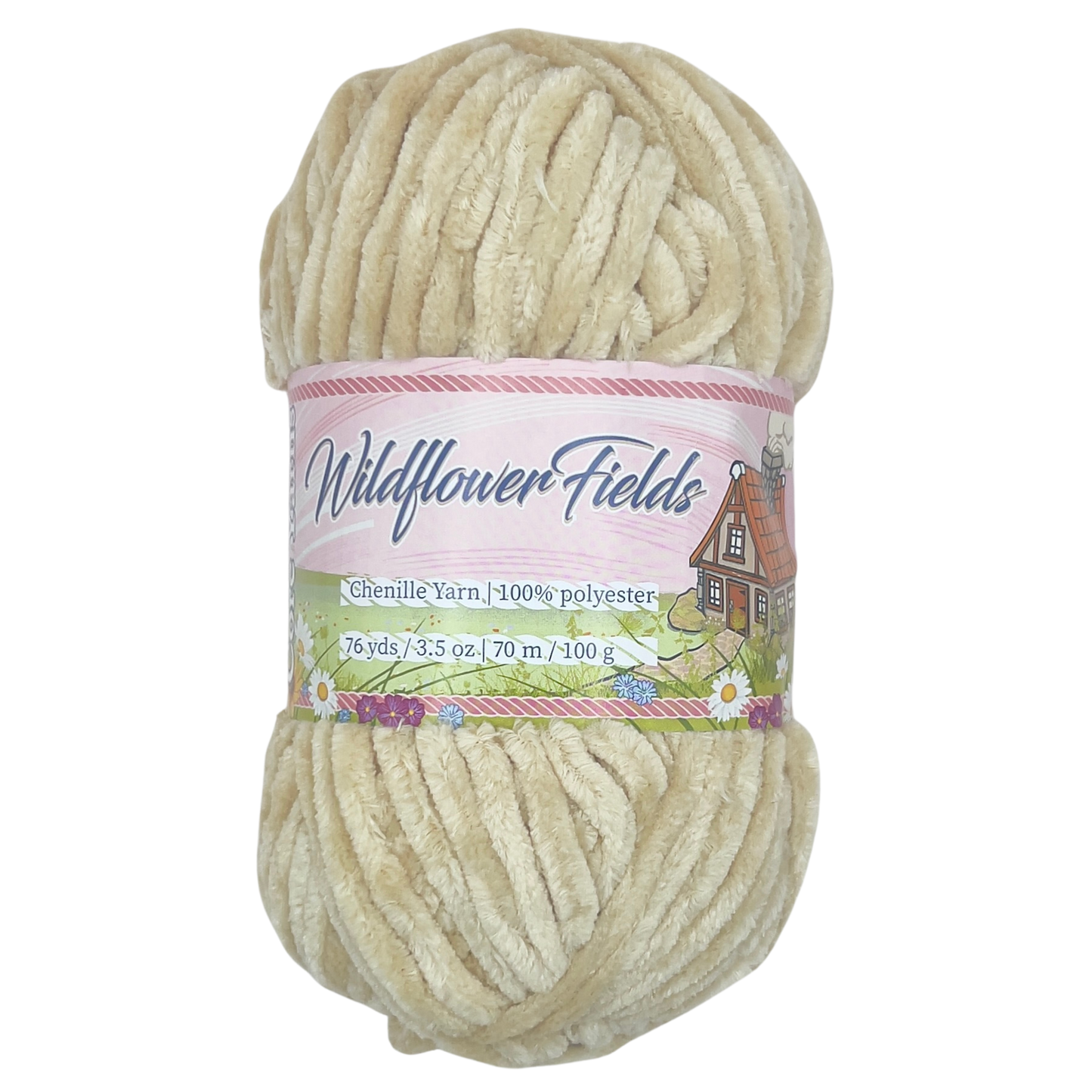 Wildflower Fields Chenille Yarn - Chrysanthemum - 100g