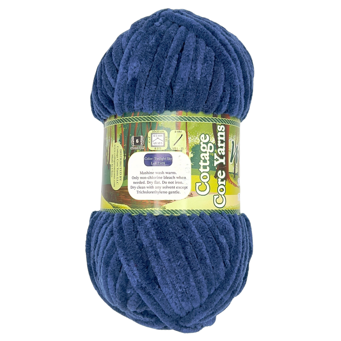Woodlands Chenille Yarn - Twilight Sky - 100g