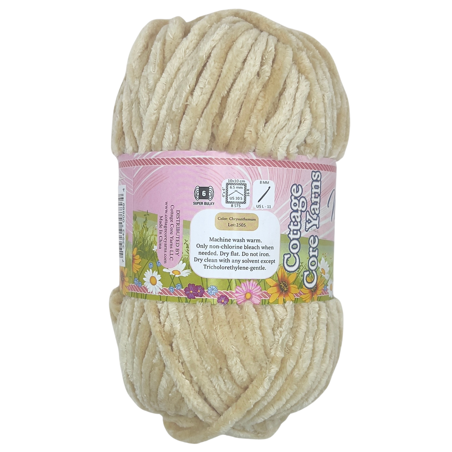 Wildflower Fields Chenille Yarn - Chrysanthemum - 100g