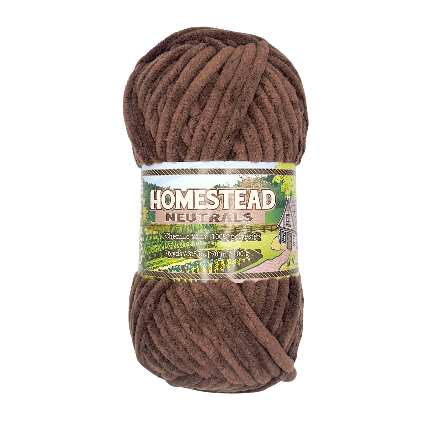 Homestead Neutrals Chenille Yarn - 100g