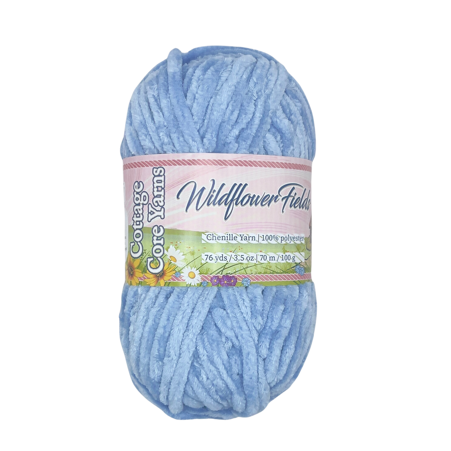 Wildflower Fields Chenille Yarn - 100g