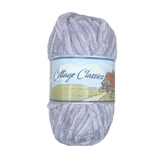 Cottage Classics Chenille Yarn - Lilac - 200g