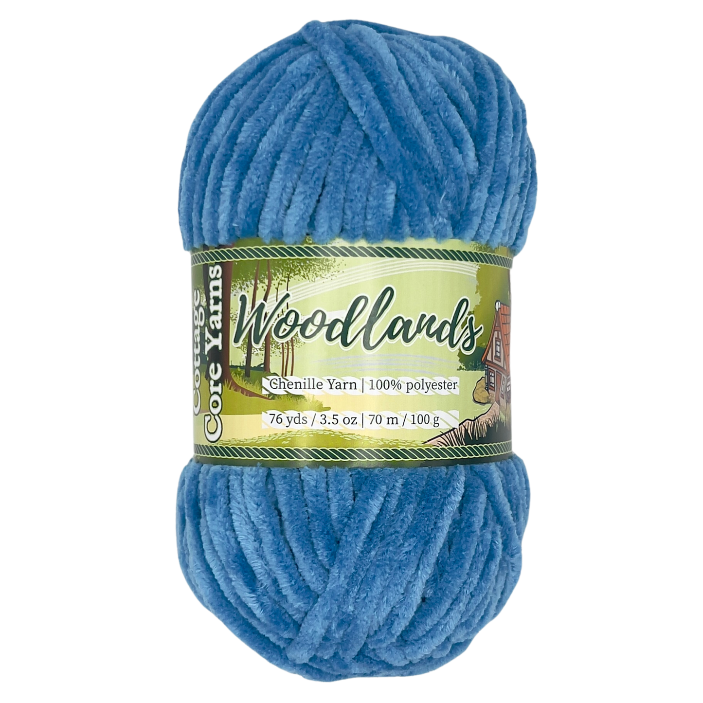 Woodlands Chenille Yarn - Winding River - 100g