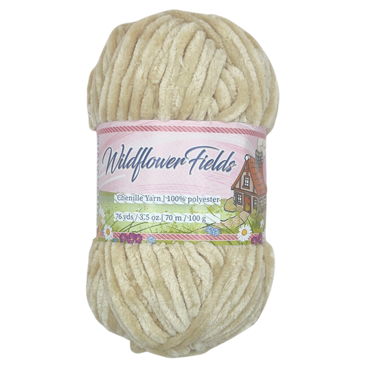 Wildflower Fields Chenille Yarn - Chrysanthemum - 100g