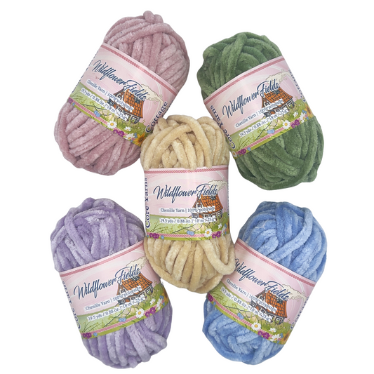 Mini Bundles Chenille Yarn - 25g