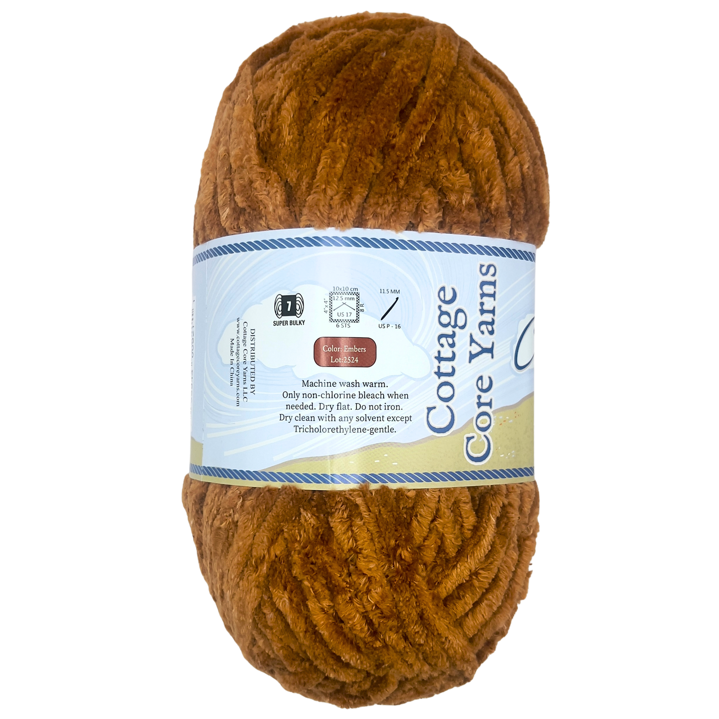 Cottage Classics Chenille Yarn - Embers - 200g
