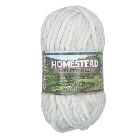 Homestead Neutrals Chenille Yarn - 100g
