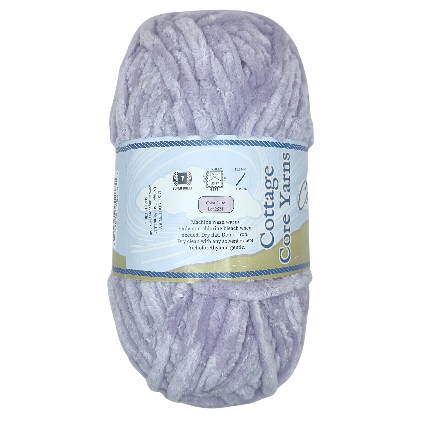 Cottage Classics Chenille Yarn - Lilac - 200g